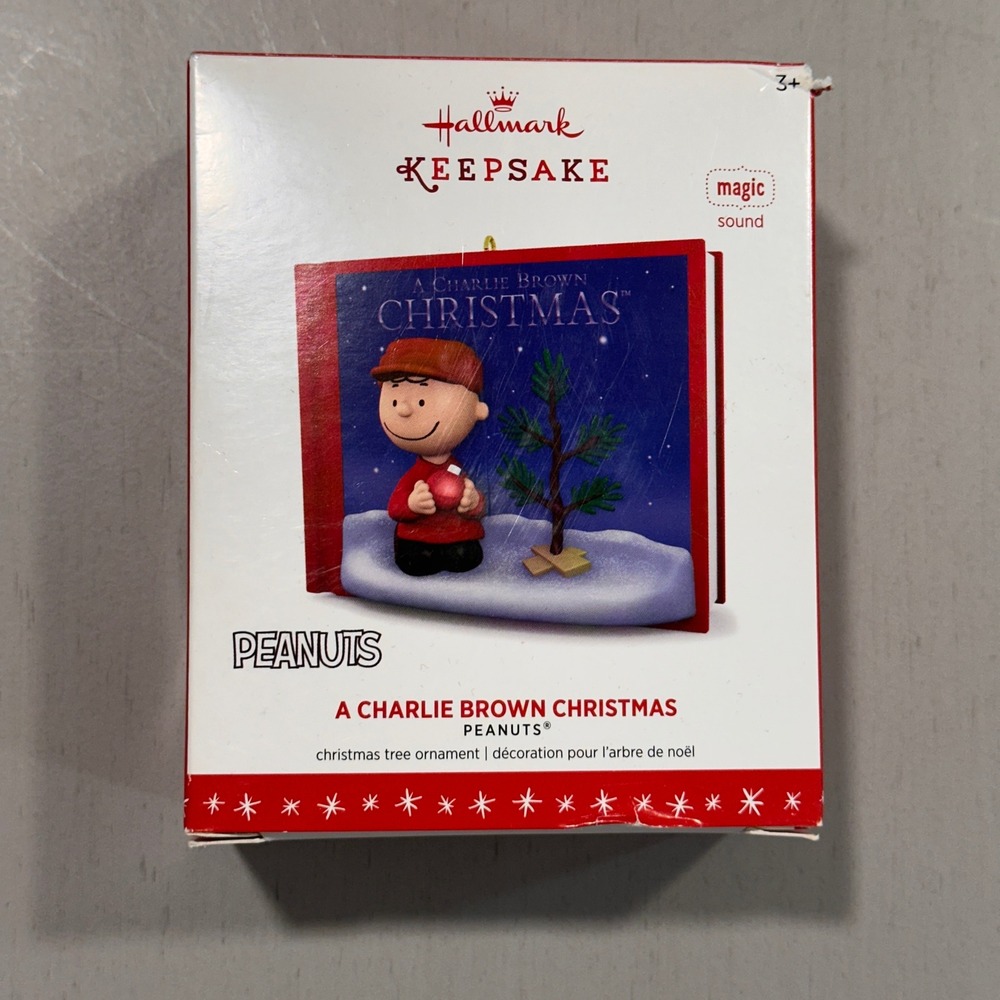 Hallmark A Charlie Brown Christmas Peanuts Ornament 2016 Red Magic Sound